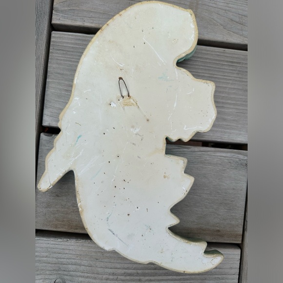 Vibtage Wall Art Chalk Ware Bird, Turquoise Cockatiel - Picture 6 of 9